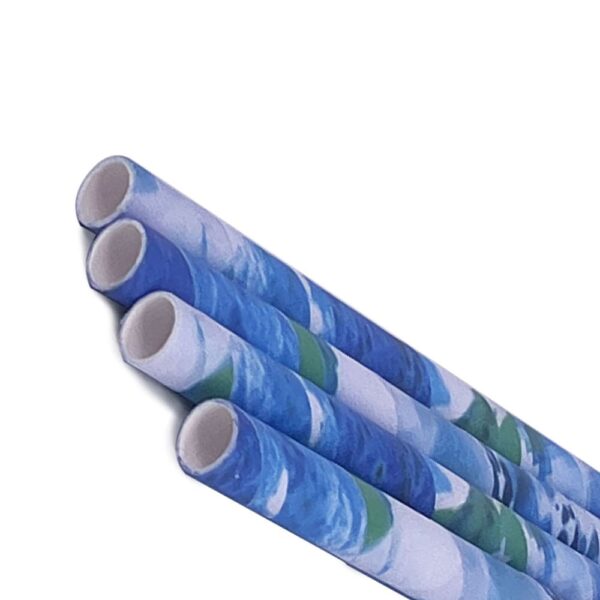 Pajita de papel personalizada WIDE. Ø0,8 cm