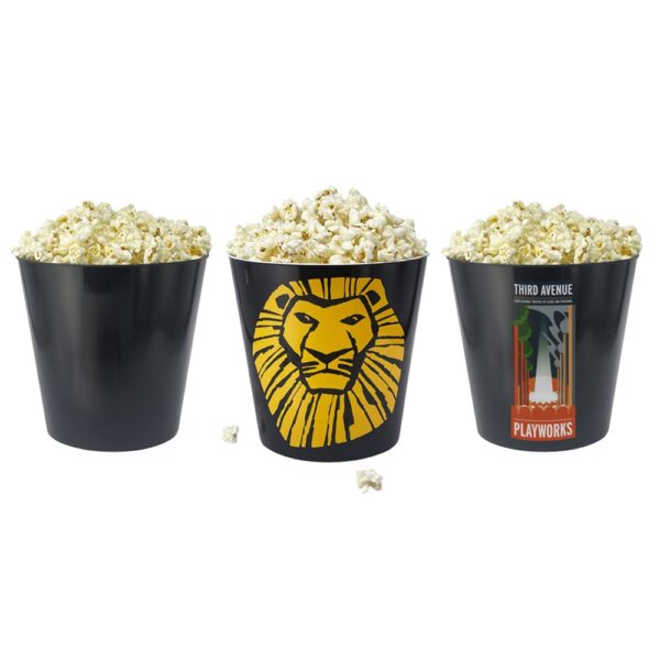 Cubo para palomitas 2,5l. Reutilizable