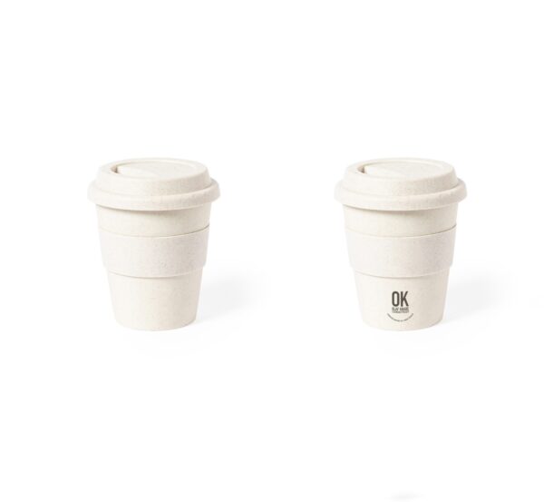 Tasse en plastique PP avec couvercle MERION 350 ml