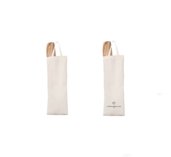 Bolsa de algodón reutilizable para pan con asa BROT.