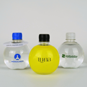 Botella redonda personalizada