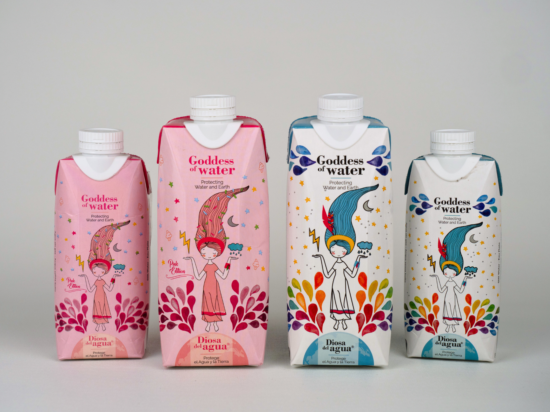 Diosa del Agua, agua en brick