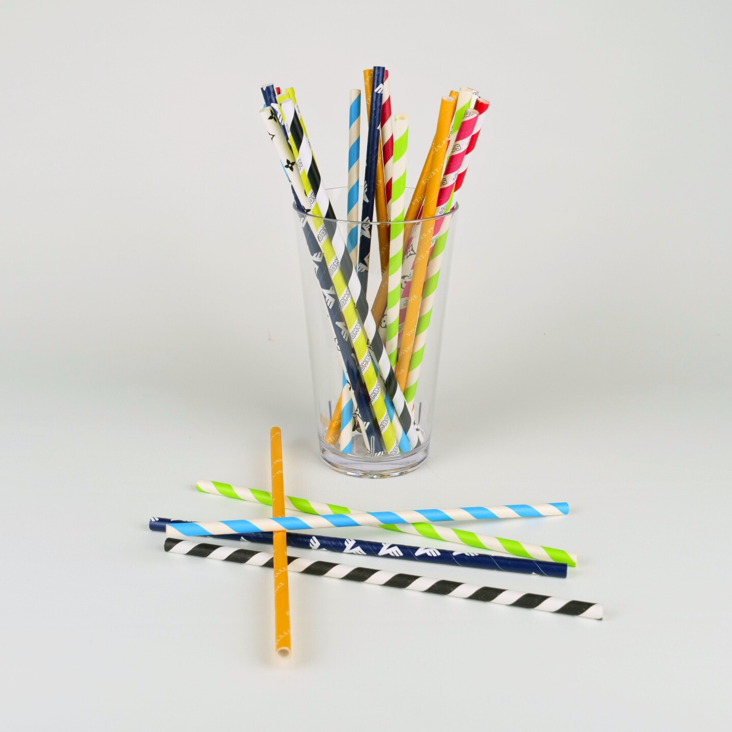 Pajitas de papel personalizadas