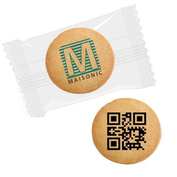 Galleta personalizada impresa de 4,5 cm, embolsada
