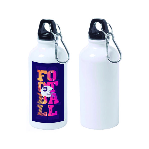 Bidón metal blanco 40cl GLOAS Personalizado con sublimación