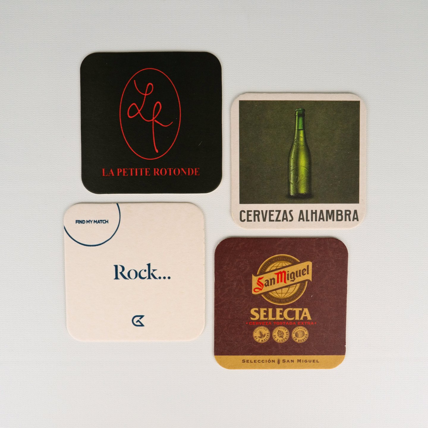 Posavasos cuadrado personalizado a todo color de 93 mm