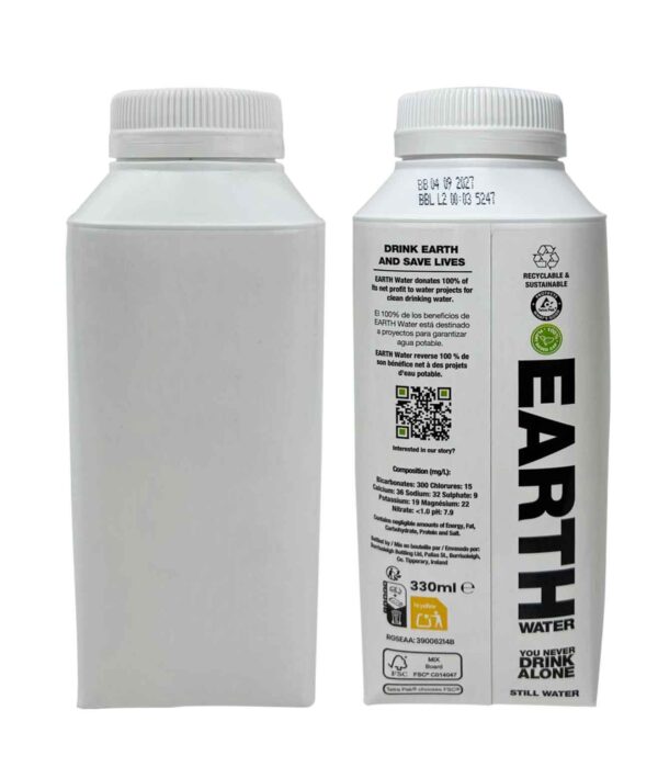 Earth Water, agua solidaria en Tetra Top de 33 cl o 50 cl - Imagen 4
