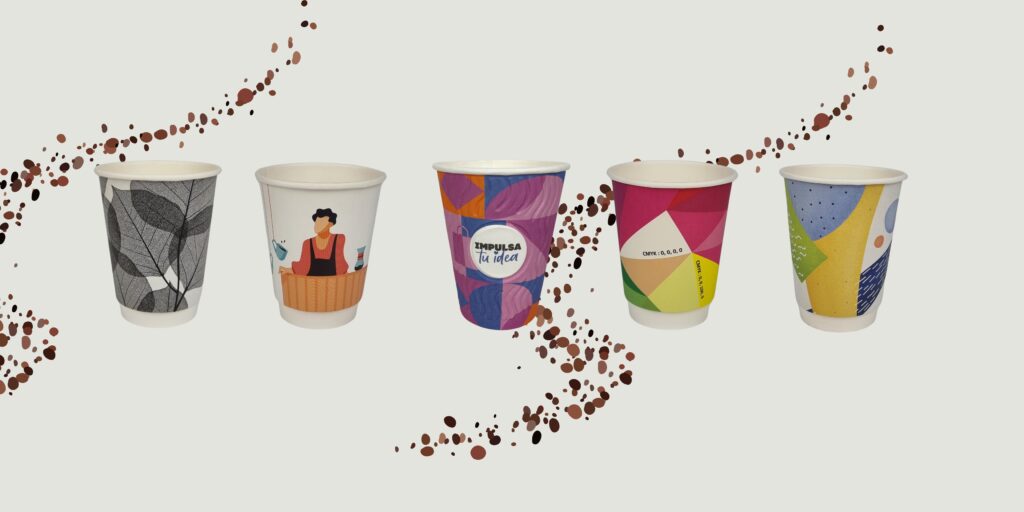 Vasos cartón doble capa